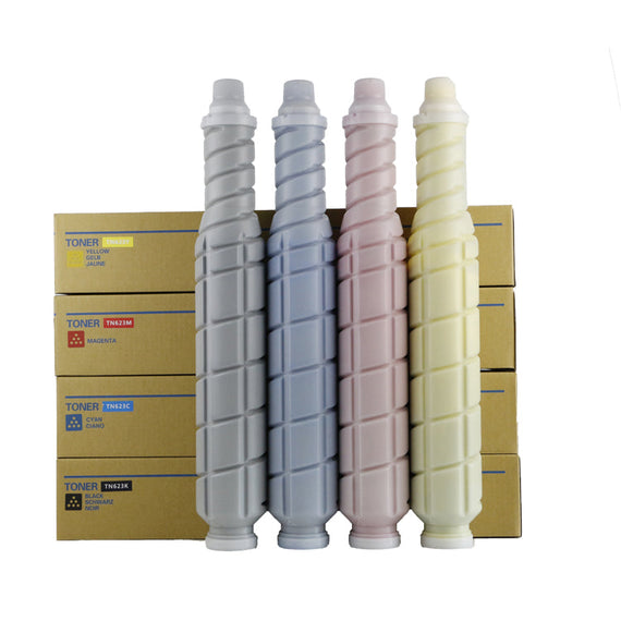 Japan Replacement Toner for Konica Minolta TN-623 Toner Cartridge, Bizhub PRESS C71cf AccurioLabel 190/230 non-OEM CMYK (Japan Toner)