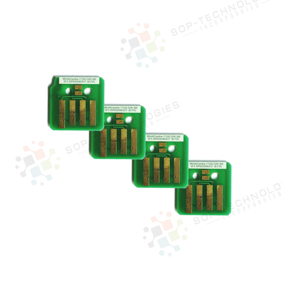 4 DRUM Chips For Xerox WorkCentre 7120 7125 7220 7225 - SOP-TECHNOLOGIES, INC.