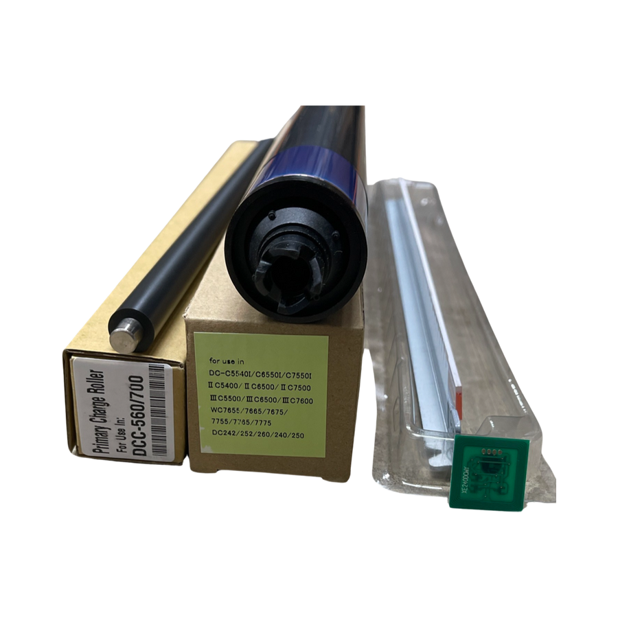 013R603 Color Drum kit  Xerox DocuColor 240 242 250 252 260  (Drum Cylinder, Cleaning blade, PCR, Chip)