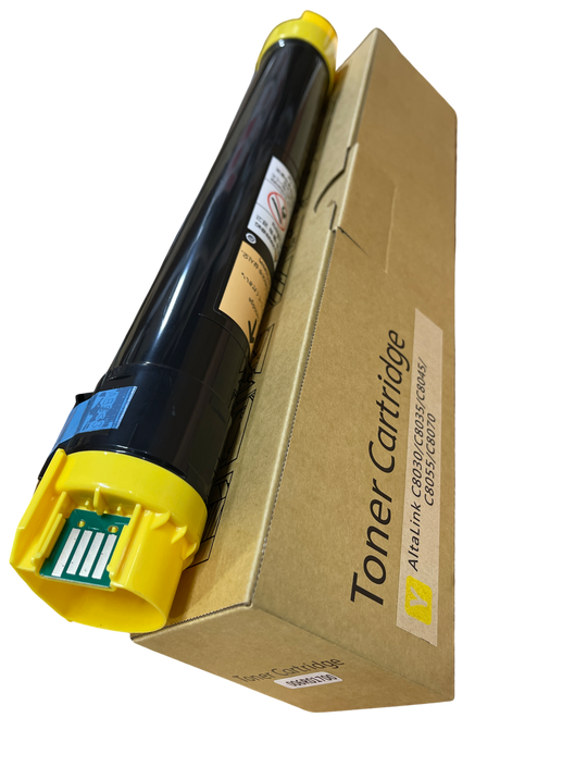 Japan Replacement Toner for Xerox AltaLink C8030 C8035 C8045 C8055 C8070 Toner Cartridge-Yellow (Metered)