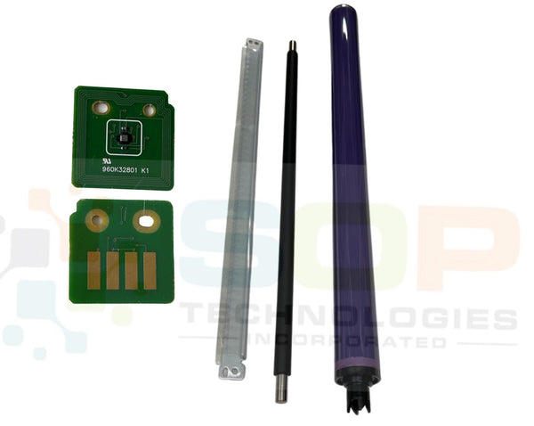 Xerox WorkCentre® 7800 Series   013R00662 CMYK Drum Kit / Drum Cylinder + PCR + Blades + Reset Chip