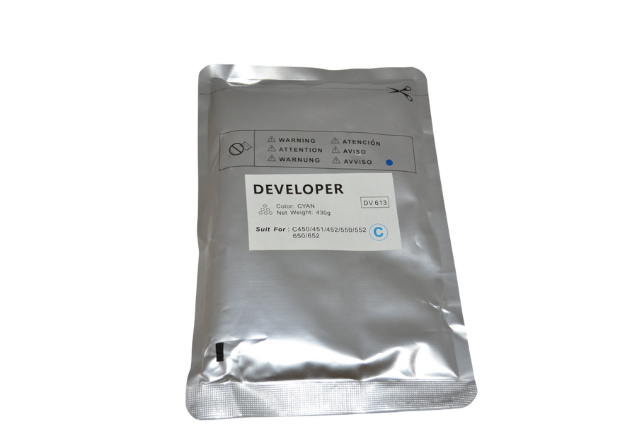 Replacement A3VU430 C654 A2X203D DV711 CYAN  DEVELOPER (A3VU430 )