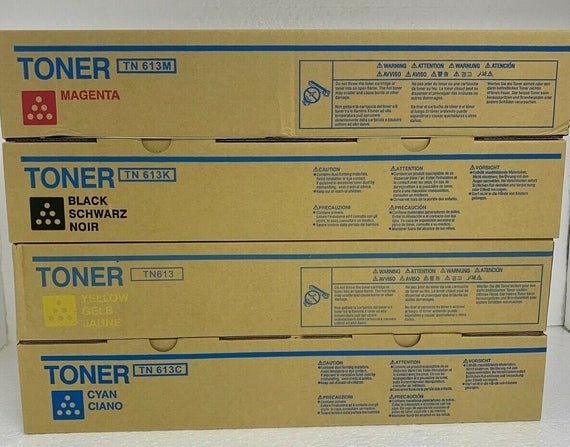 Japan Replacement Toner for Konica  Bizhub C452, C552, C652 A0TM330 TN613 CMYK +non-OEM